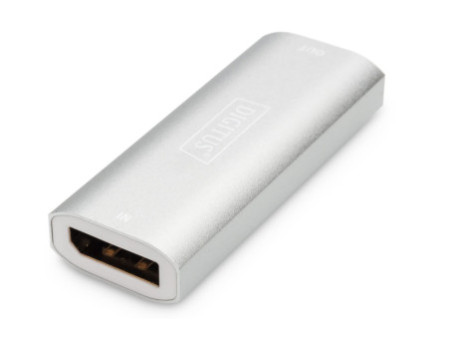 DIGITUS Répéteur DisplayPort 8K, argenté