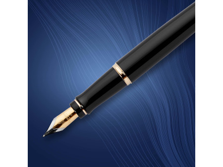 WATERMAN Stylo plume Expert, Laque Noire G.T., tracé: F