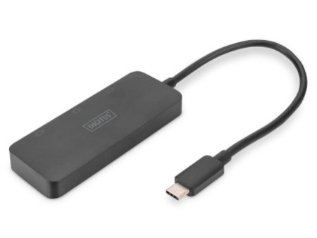 DIGITUS Hub vidéo MST, 3 ports, USB-C - 3x DisplayPort
