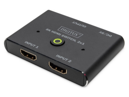 DIGITUS Commutateur HDMI 8K, 2x1, noir