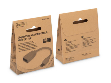 DIGITUS Câble adaptateur DisplayPort 1.2, mini DP - DP