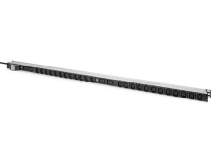DIGITUS Bloc multiprise appareils froids 19', 28 ports, noir