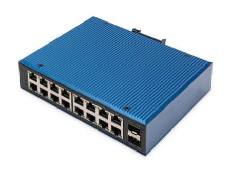 DIGITUS Commutateur industriel Gigabit Ethernet Unmanaged