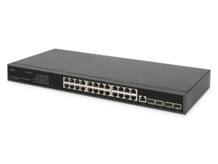 DIGITUS Commutateur 19' Gigabit Etherneet Switch, 24 ports