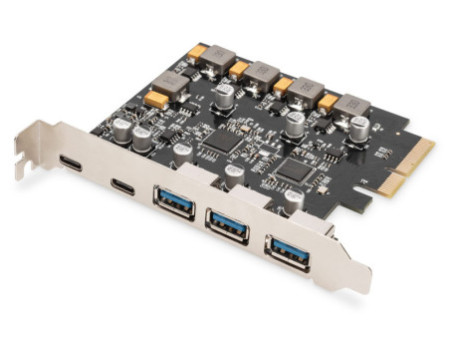DIGITUS Carte interface PCI Express USB 3.1