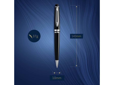 WATERMAN Stylo à bille Expert, Laque Noire C.T.