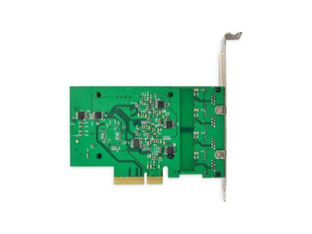 DIGITUS Carte réseau PCI Express Gigabit Ethernet, 4 ports