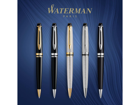 WATERMAN Stylo à bille Expert, Laque Noire C.T.