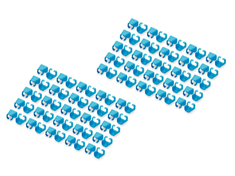 DIGITUS Clip de couleur pour câble patch, bleu