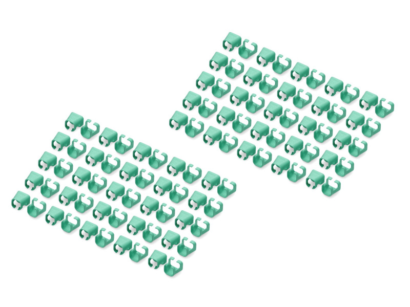 DIGITUS Clip de couleur pour câble patch, vert