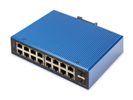 DIGITUS Switch industriel Gigabit Ethernet, manageable L2