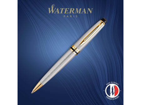 WATERMAN Stylo à bille Expert, Métallique G.C.