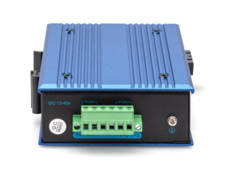 DIGITUS Convertisseur média industriel Gigabit RJ45, 20 km