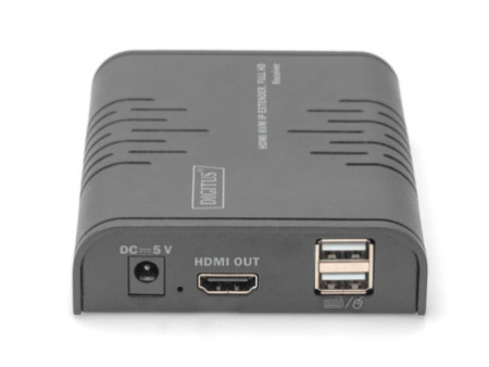 DIGITUS Extenseur récepteur HDMI KVM IP, Full HD