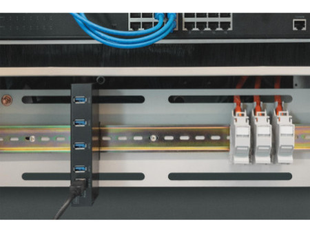 DIGITUS Hub USB 3.0 Industrial Line, 4 ports