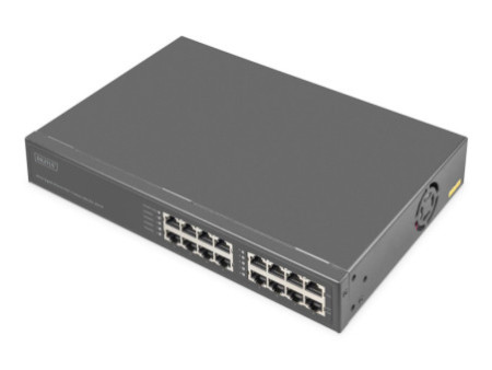 DIGITUS Injecteur PoE Gigabit Ethernet, 8 ports, 250 W