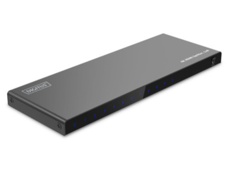 DIGITUS Répartiteur HDMI 4K, 1x8, 4K/60Hz HDCP 2.2, noir