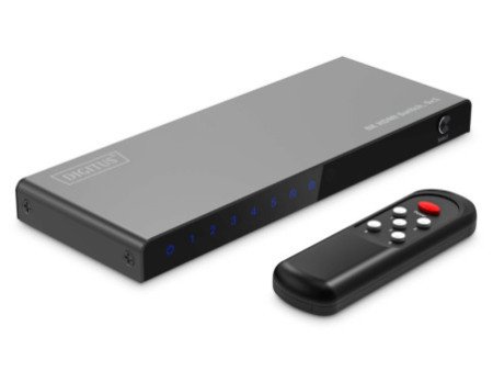 DIGITUS Commutateur HDMI 8K, 5x1, noir