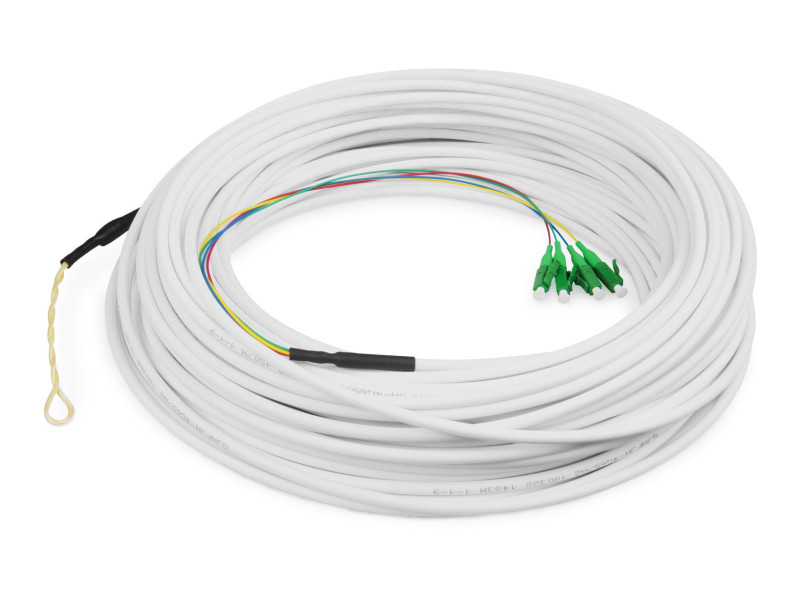 DIGITUS Câble de dérivation FTTH, Singlemode, 4 fibres, 50 m