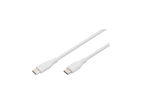 DIGITUS Câble USB 2.0 en silicone, USB-C, 1,0 m, noir