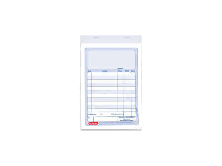 herlitz Bloc de formulaires 'bloc de facture', A6, 2 x 50