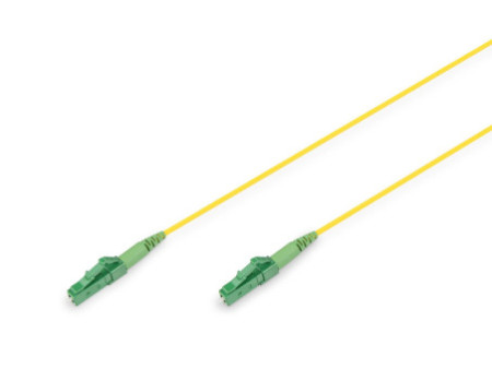 DIGITUS Câble patch fibre Simplex, LC/APC-LC/APC, 10,0 m