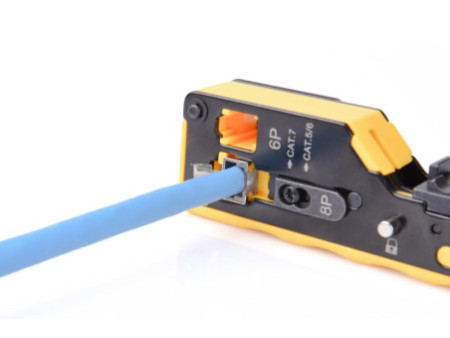 DIGITUS Outil de sertissage multimodulaire, pass through