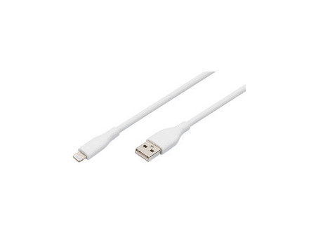 DIGITUS Câble silicone, USB-A - Lightning, 1,0 m