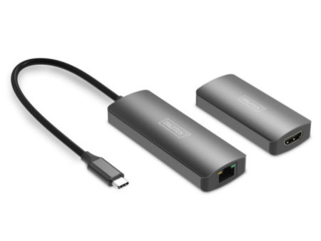 DIGITUS Répéteur vidéo 4K, USB-C - HMDI, 30 m