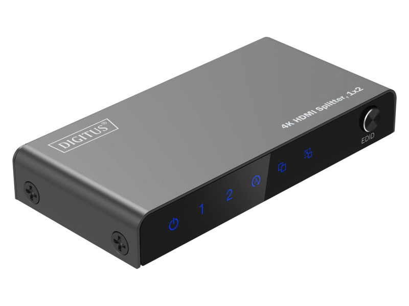 DIGITUS Répartiteur HDMI 4K, 1x2, 4K/60Hz, noir