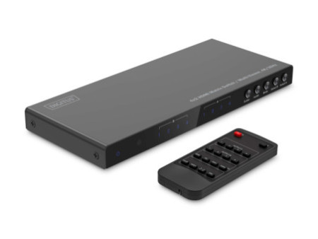DIGITUS Commutateur/multi-viewer HDMI 4x2, 4K/30Hz