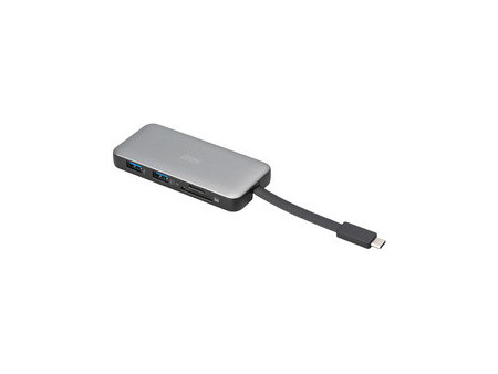 DIGITUS Station d'accueil de voyage, USB-C, 7 ports