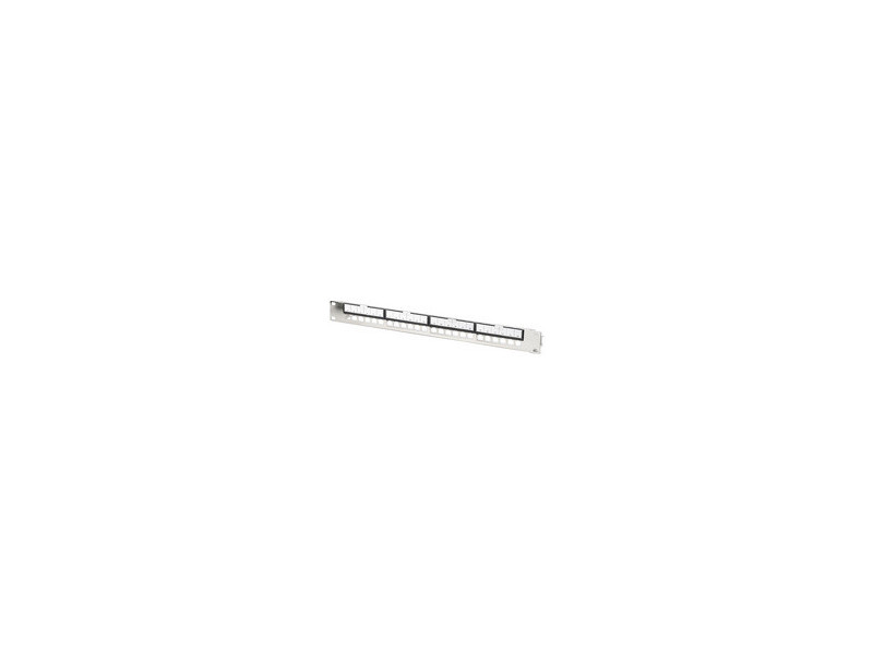 DIGITUS Panneau de brassage modulaire, 1 U, 24 ports, argent