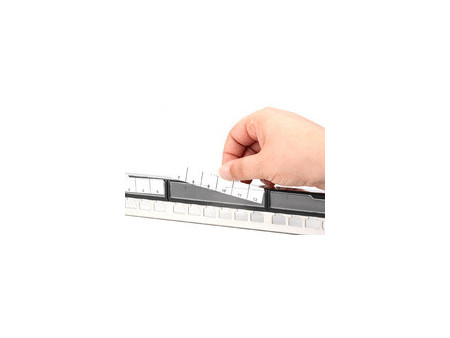 DIGITUS Panneau de brassage modulaire, 1 U, 24 ports, argent