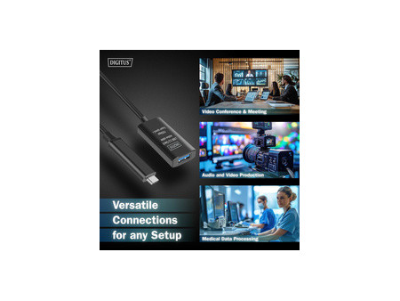 DIGITUS Câble de rallonge actif USB 3.2 Gen2, 5 m