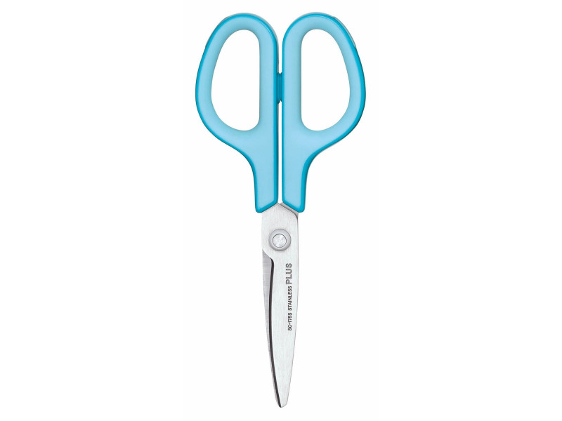 PLUS JAPAN Ciseaux universels FITCUT CURVE, 175 mm, bleu