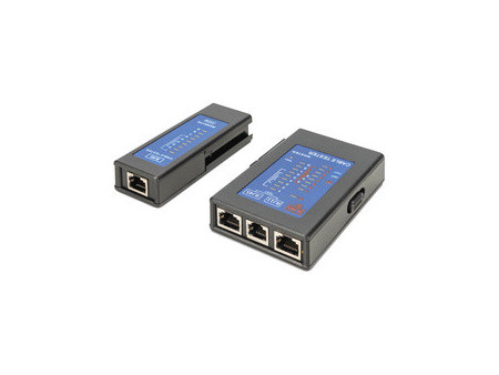 DIGITUS Testeur de câbles réseau RJ45, unidirectionnel