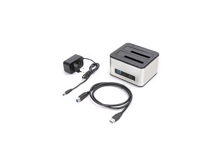 DIGITUS Station d'accueil USB 3.0 Duale SATA HDD 2,5'/3,5'