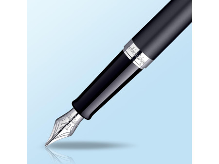 WATERMAN Stylo plume Hémisphère, Mat Noir C.T.