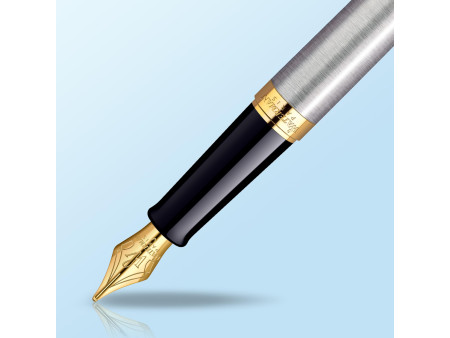 WATERMAN Stylo plume Hémisphère, Acier G.T.