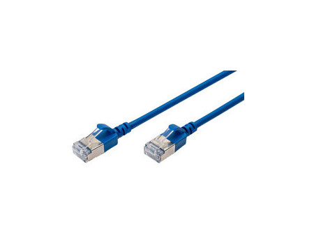 DIGITUS Câble de brassage Slim, cat. 6A, F/FTP, 2,0 m, jaune