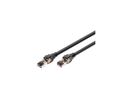 DIGITUS Câble de brassage, cat. 8.1, S/FTP, 1,0 m, noir