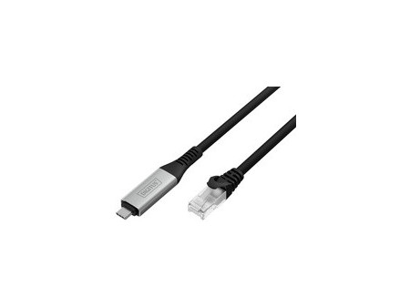 DIGITUS Câble Ethernet USB 3.2, USB-C - RJ45 mâle, 3 m
