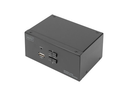 DIGITUS Commutateur KVM, 2 ports, Dual Display, DisplayPort