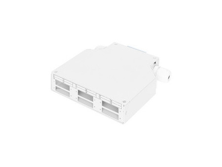 DIGITUS Adaptateur pour rail DIN pour 6x SC/DX, gris