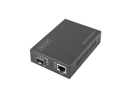 DIGITUS Convertiseur média, 10 Gigabit, 1x RJ45 / 1x SFP