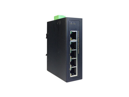 DIGITUS Commutateur industriel Gigabit Ethernet, 5 ports