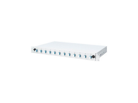 DIGITUS Boîte d'épissure à fibre optique 19', 12x LC, OS2