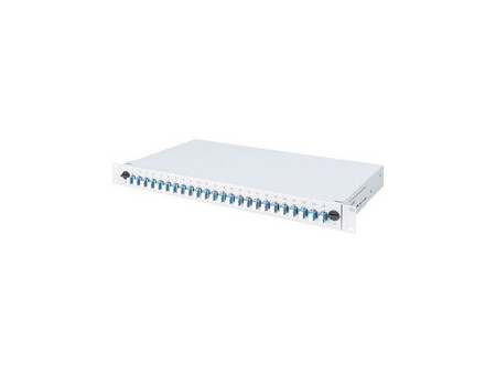 DIGITUS Boîte d'épissure à fibre optique 19', 12x LC, OS2