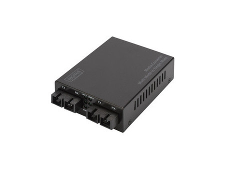 DIGITUS Convertiseur média Gigabit Multimode vers Singlemode